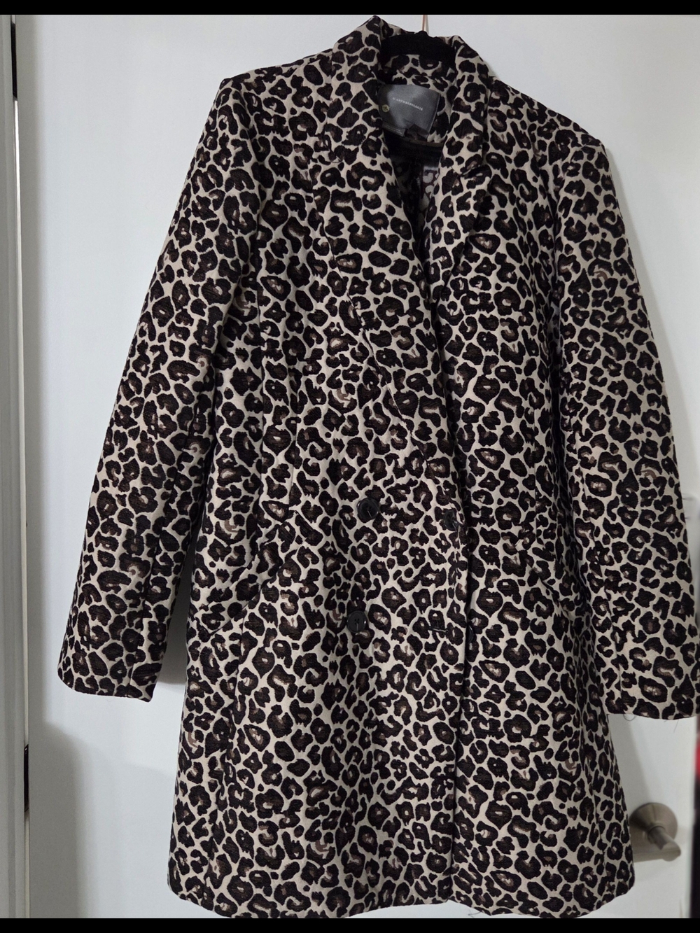 Anthropologie - Leopard Print Women's Coat - Please read description